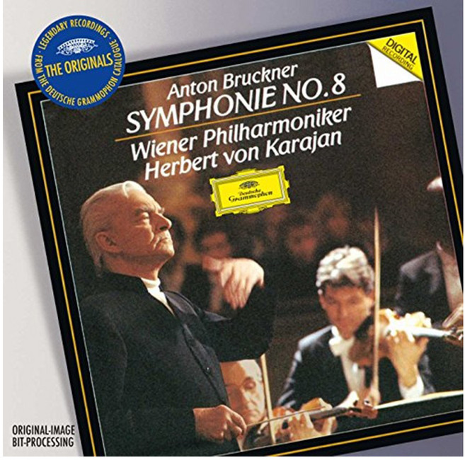 ANTON BRUCKNER - SYMPHONIE NO.8/ HERBERT VON KARAJAN THE ORIGINALS EU수입반, 1CD