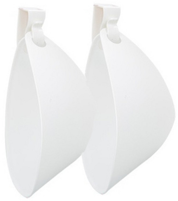 윈프라이스 걸이식 드라이기 거치대, 화이트, 2개