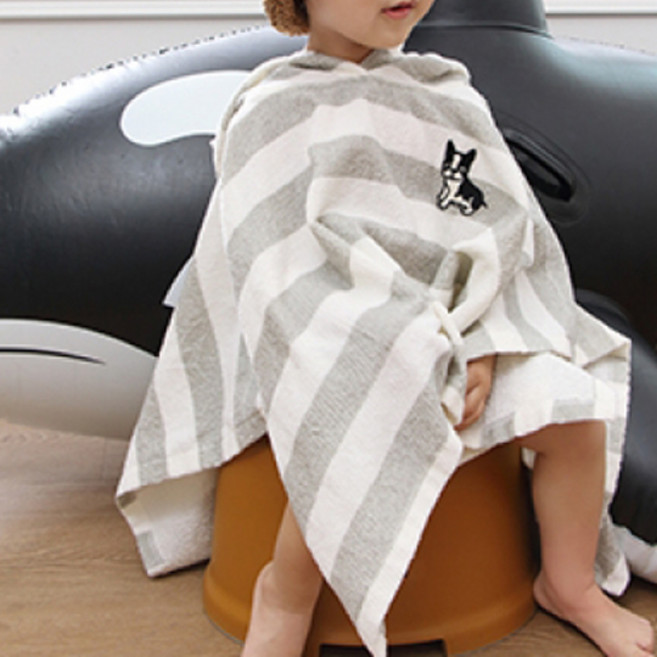 패턴인 아동 후드타올 패턴지 세트 P1120, 혼합색상, 1개