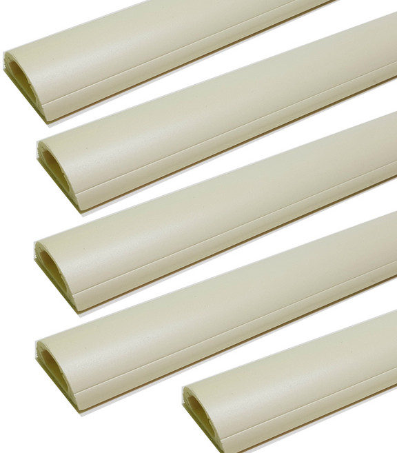 고강도 전선몰딩 1호, 미색, 5개