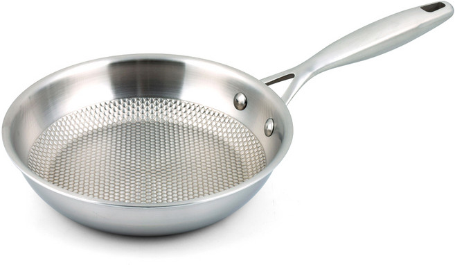 리빙글로리 마스타스타 국내생산 무연마 통5중 프라이팬, 20cm, 1개