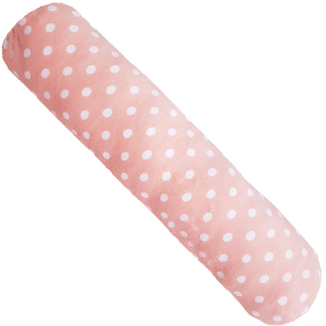 홍대선희샵 극세사 롱바디필로우 359, 핑크도트