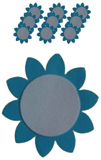 아이세상 꽃글자판 환경구성 펠트장식 10p, 48F하늘