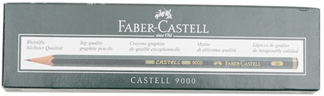 FABER-CASTELL 輝柏 鉛筆 12入, 3B/119003, 1盒