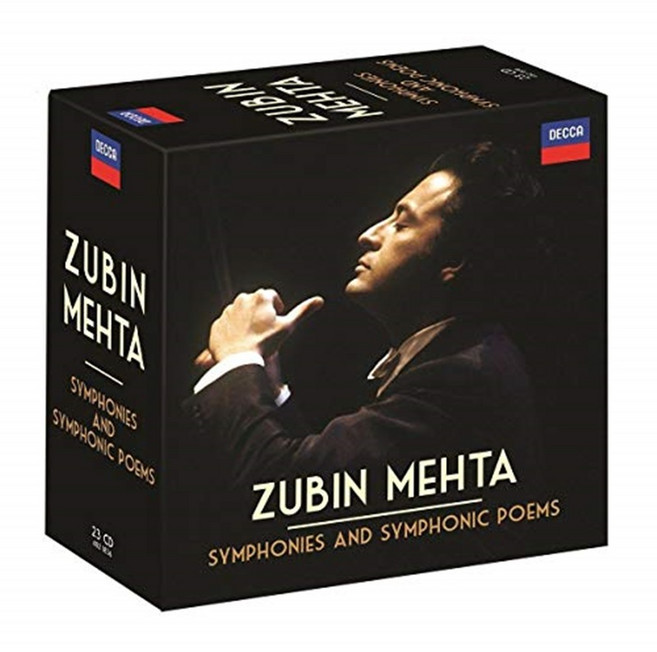 ZUBIN MEHTA - SYMPHONIES AND SYMPHONIC POEMS 주빈 메타 : 교향곡과 교향시 EU수입반, 23CD