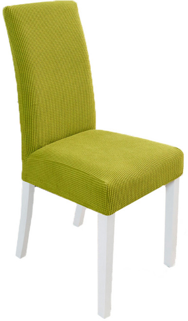 그뤠잇 패턴 모던 식탁의자 커버, 그린, 1개