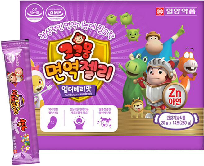 일양약품 코코몽 면역젤리, 280g, 1개