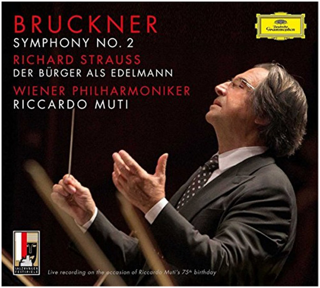 ANTON BRUCKNER/ RICHARD STRAUSS - SYMPHONY NO.2 & DER BURGER ALS EDELMANN/ RICCARDOMUTI EU수입반, 2CD