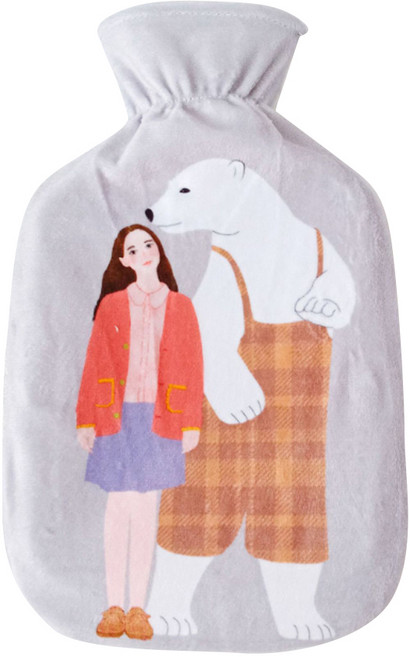 이엘피코리아 내친구 북극곰 물주머니 보온팩 1000ml 타입2, 1개