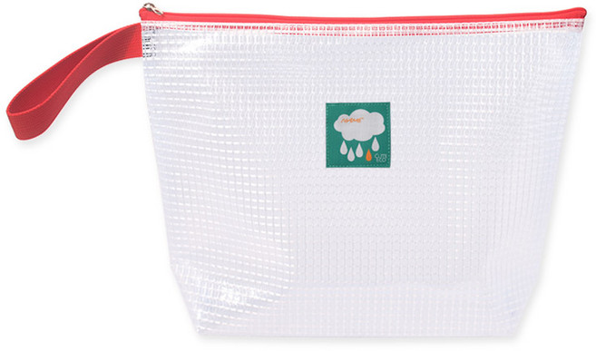 큐트에코 NEW 투명 방수 네임 라벨 다용도 여벌옷 파우치