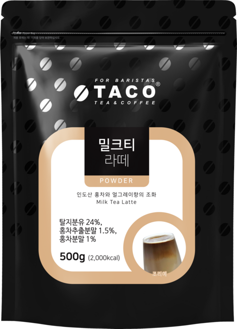 타코 밀크티라떼 분말, 500g, 1개입, 1개