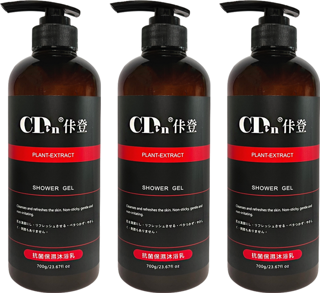 CDen 佧登 抗菌保濕沐浴乳 Plant extract, 700g, 3件