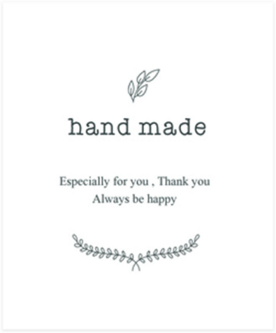 도나앤데코 내츄럴 핸드메이드 심플 리프 작은사각 스티커 4cm, 혼합 색상, 60개입