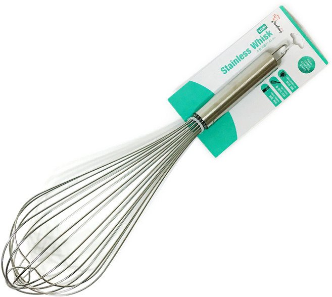 쿠킹플러스 푸치 스텐거품기 41cm, 혼합 색상, 1개