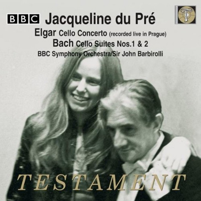 JACQUELINE DU PRE - ELGAR & BACH : CELLO CONCERTO & CELLO SUITES UK수입반, 1CD