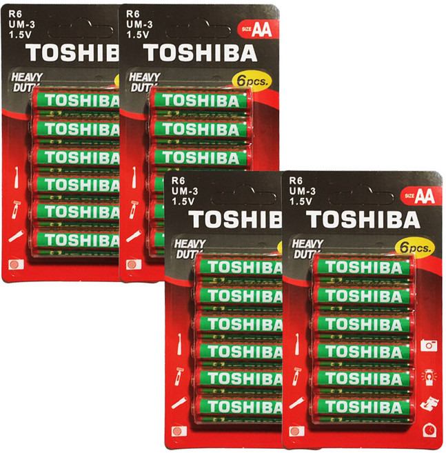도시바 망간 AA건전지, 4개