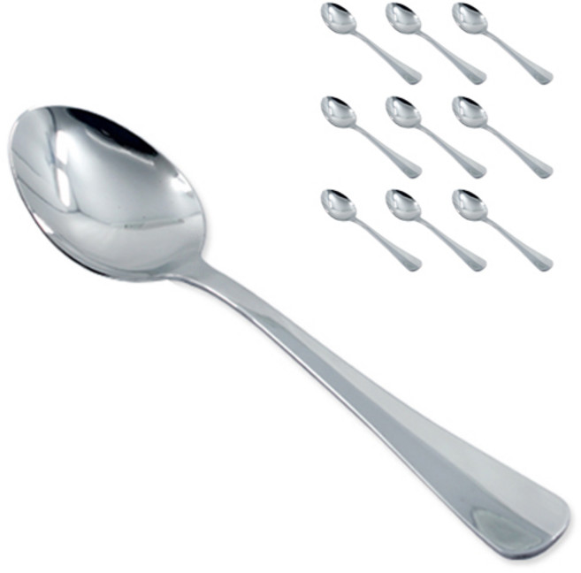 퀸센스 삼각 양식기 스푼, 10개