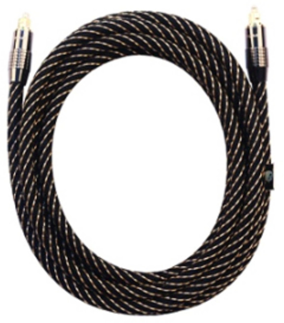 아남 각대각 골드메탈 오디오 광케이블 3.5m AO-835, 혼합 색상, 1개