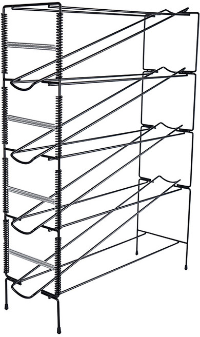 카페드아모르 4단 테이크아웃컵 디스펜서 스텐드형, BLACK, 1개
