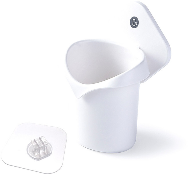 모나코올리브 리빙캣 무타공 물빠짐 칫솔걸이, 혼합 색상, 1개