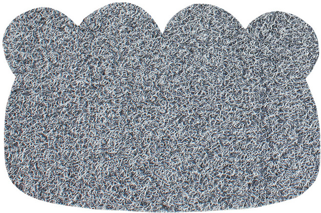 옹이네 젤리발 고양이 화장실 매트, 그레이, 1개