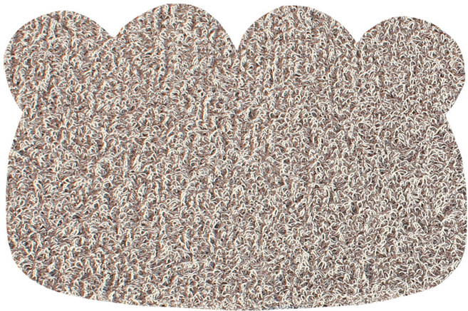 옹이네 젤리발 고양이 화장실 매트, 브라운, 1개