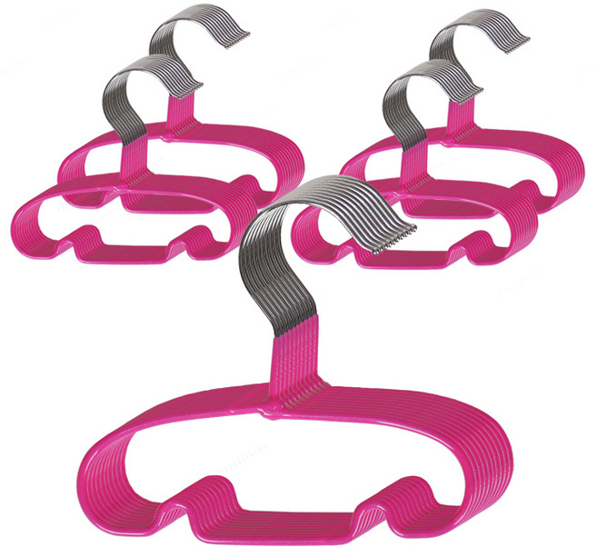 딩동펫 논슬립 옷걸이 핑크, 50개
