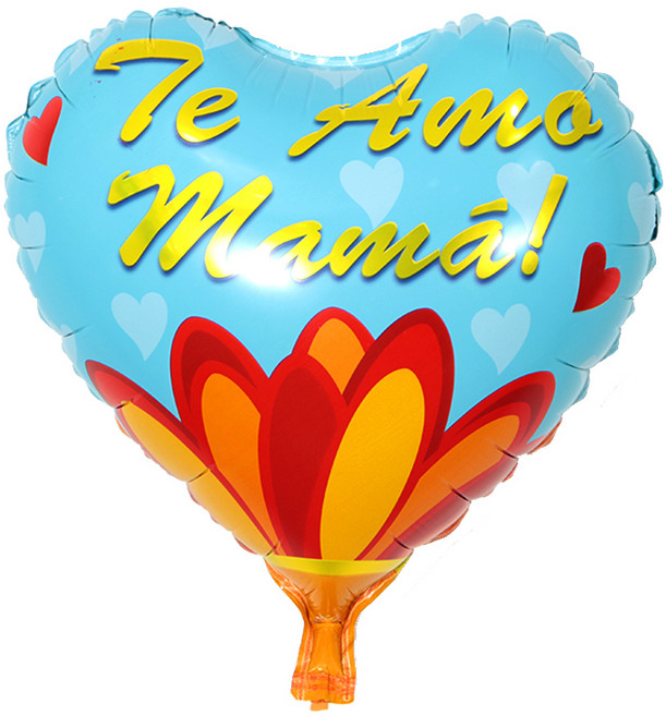 풍선팜 스페니쉬 마마데이 호일 풍선 라운드 45 x 45 cm, F, 50개입