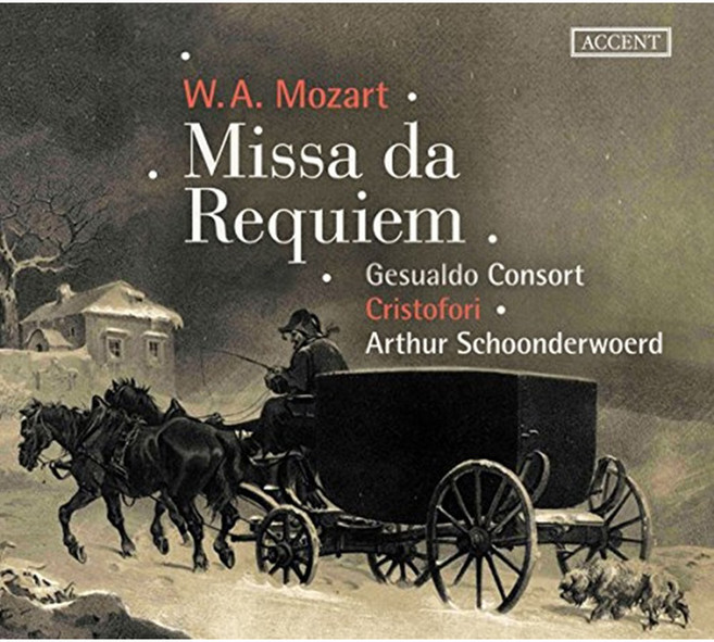 WOLFGANG AMADEUS MOZART - MISSA DA REQUIEM/ ARTHUR SCHOONDERWOERD 모차르트: 레퀴엠 (그레고리오 성가 전례문 포함) 네덜란드수입반, 1CD