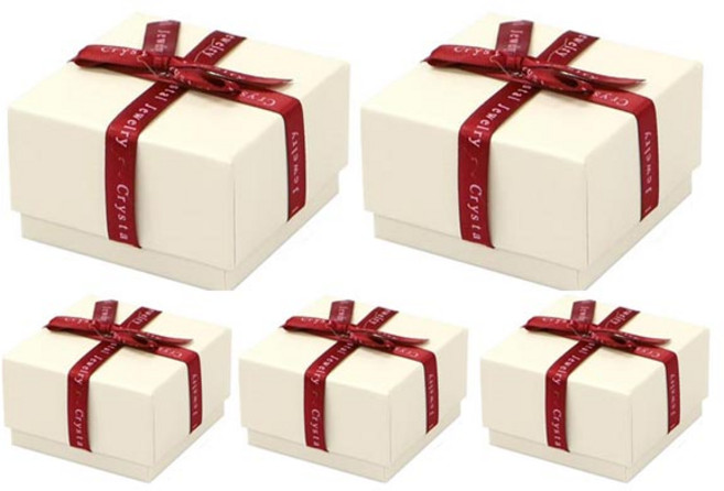 에이비엠코리아 쥬얼리 선물상자, 베이지, 5개입