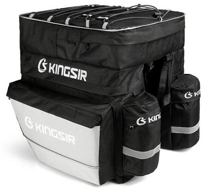 킹썰 자전거 짐받이가방 45L, 혼합 색상, 1개