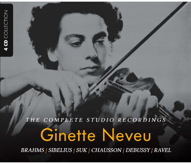 GINETTE NEVEU - THE COMPLETE STUDIO RECORDINGS 독일수입반, 4CD