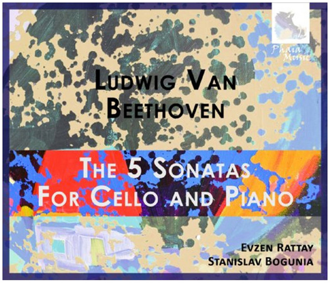 LUDWIG VAN BEETHOVEN - THE 5 SONATAS FOR CELLO AND PIANO/ EVZEN RATTAY STANISLAV BOGUNIA 베토벤:첼로 소나타 전곡 독일수입반, 1CD