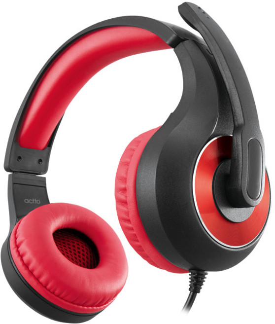 엑토 레오 USB 헤드셋, BKS-78, 레드