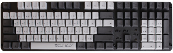 씽크웨이 CROAD 염료승화냥 고양이 키캡, X58 PBT, 다크그레이 + 라이트그레이