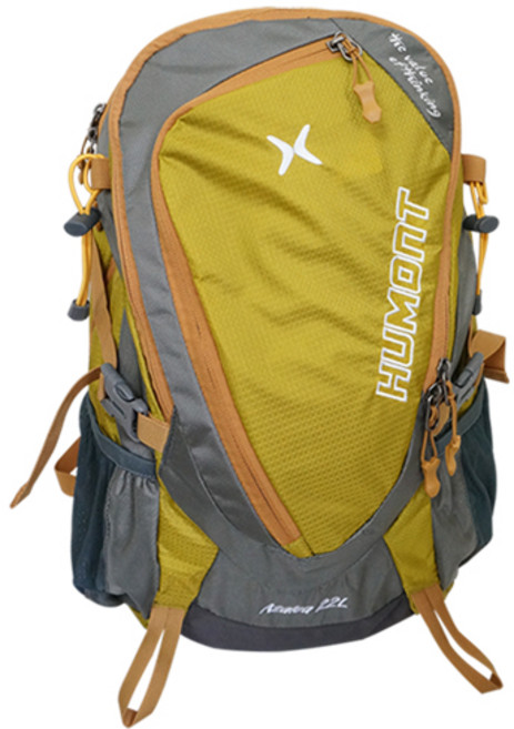 휴몬트 아잘레아 등산용 소형배낭 22L 레인커버 포함, 옐로