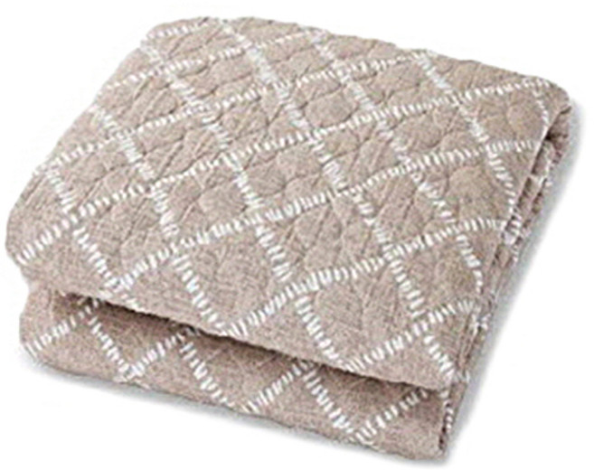 우정플러스 보카시 전기요 UST-01, 브라운, 싱글 (100 x 180 cm)