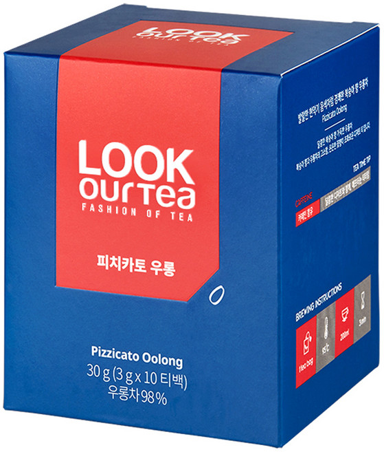 룩아워티 우롱차 피치카토, 3g, 10개입, 1개