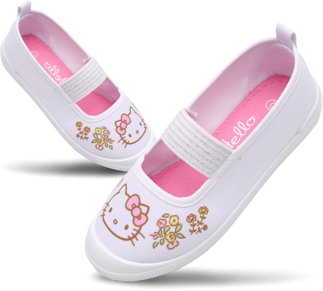 헬로키티 여아용 핑키 면 실내화
