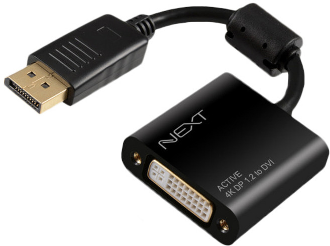 넥스트링크 DP포트-DVI 컨버터 1.2Ver 액티브, DPD171
