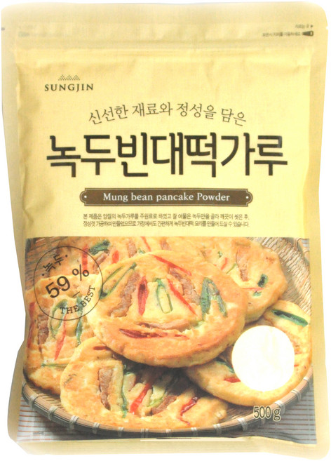 성진식품 녹두빈대떡가루, 500g, 1개