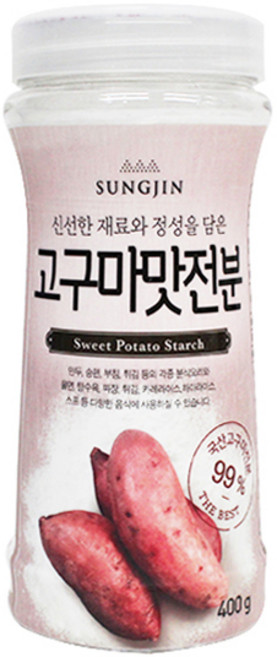 성진식품 고구마맛전분 용기형, 400g, 1개