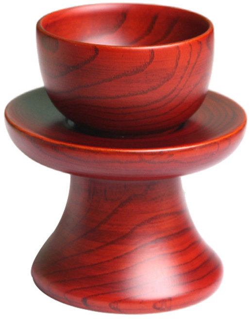 즐거운집 남원 오리목 술잔 잔대 세트, 1세트