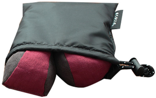 아카시아 좌식 팥 찜질팩 레드 + 파우치, 1개