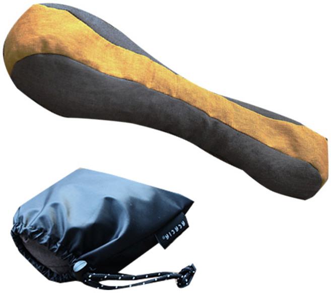 아카시아 좌식 팥 찜질팩 옐로우 + 파우치, 1개