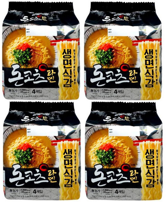 생면식감 돈코츠라멘 116g, 16개