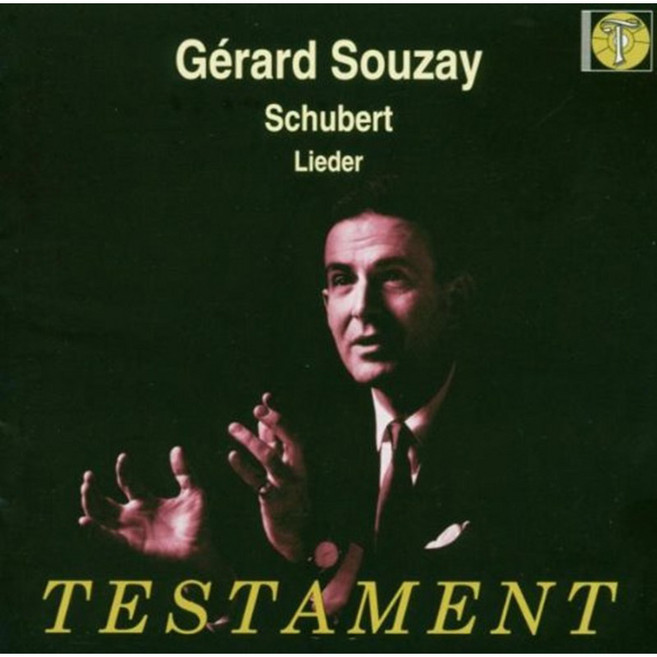 FRANZ SCHUBERT - LIEDER / GERARD SOUZAY 영국수입반, 1CD