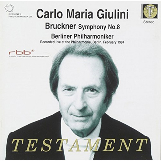 ANTON BRUCKNER - SYMPHONY NO.8 / CARLO MARIA GIULINI 영국수입반, 2CD