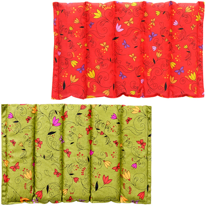 아이러브허브 허브 다용도 찜질팩 소 2p 카키 + 레드, 1세트