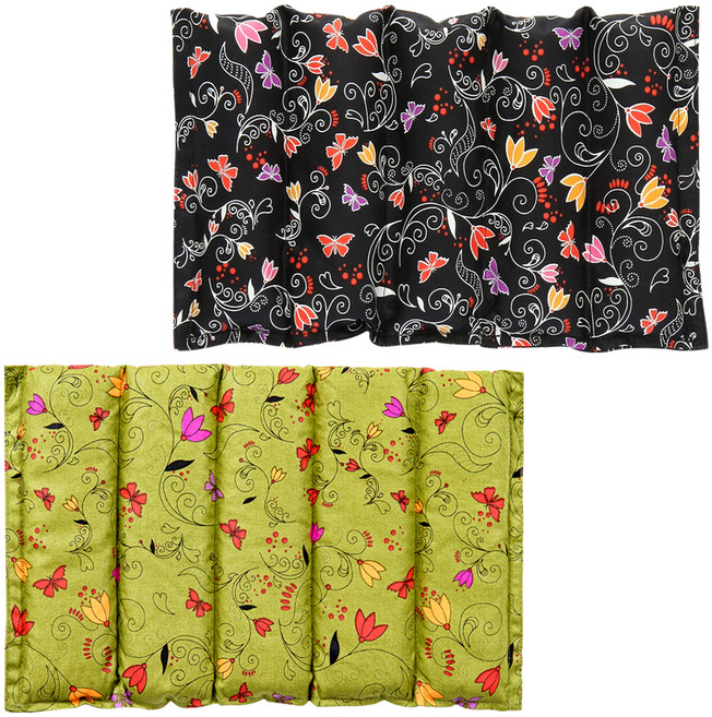 아이러브허브 허브 다용도 찜질팩 소 2p 카키 + 블랙, 1세트